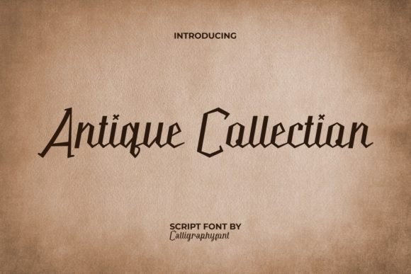 Antique Collection: Elevating Modern Design with Vintage Script