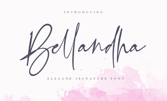 Bellandha: The Signature Script Font for Natural Branding