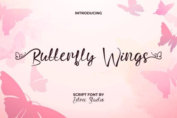 Butterfly Wings: Elevating Your Brand with Delicate Script