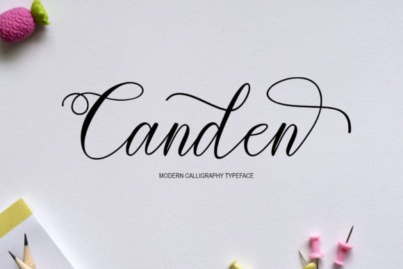 Canden: A Modern Calligraphy Font That Flows With Elegance