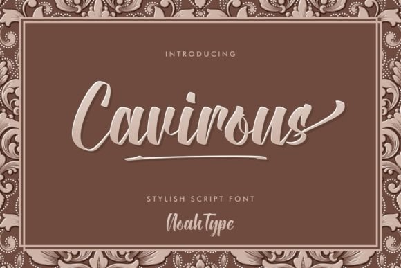 Cavirous: A Stylish Script Font for Bold, Timeless Designs