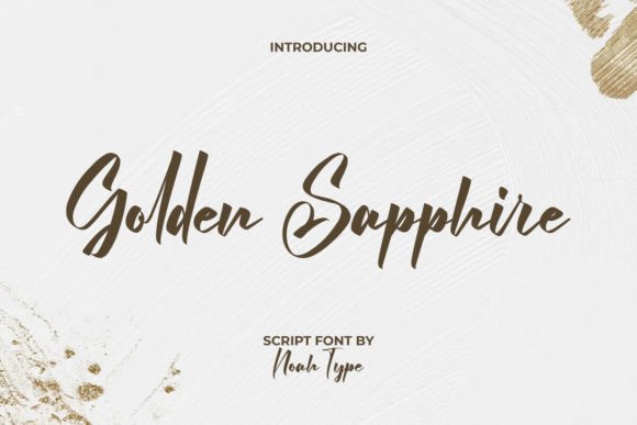 Golden Sapphire: A Brush Script with Modern Polish