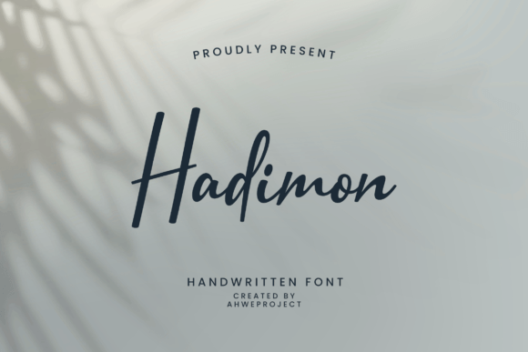 Hadimon: A Script Font for Modern Brand Elegance
