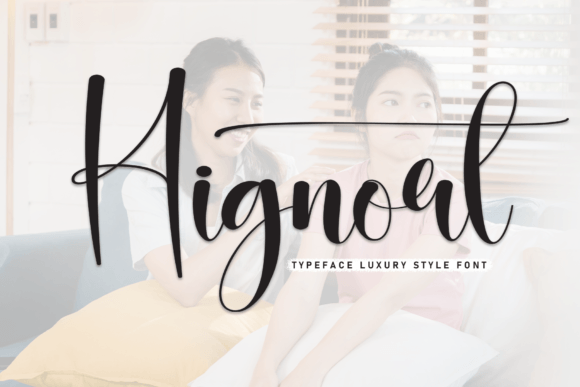 Hignort: A Script Font for Modern Elegance