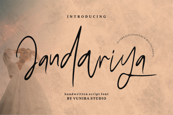 Jandariya: The Modern Script Font for Effortless Elegance