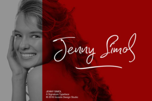 Jenny Simol: The Handwritten Script Font with Built-in Style