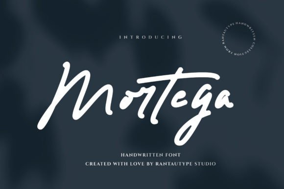 Mortega: A Magical Script Font for Elegant Design