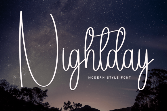 Nightday: The Script Font for Modern Elegance