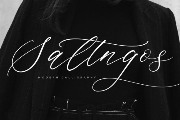 Saltngos: Crafting a Luxurious Brand Identity with Modern Calligraphy