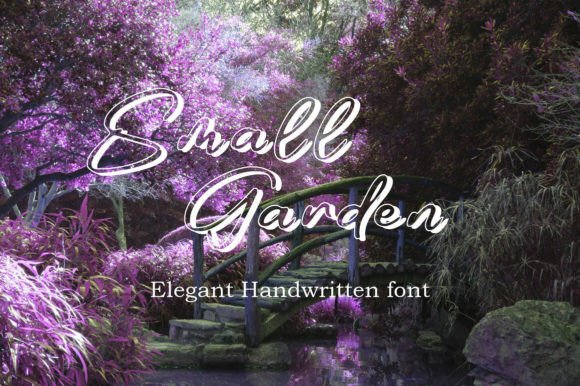Small Garden: A Script Font for Elegant Design